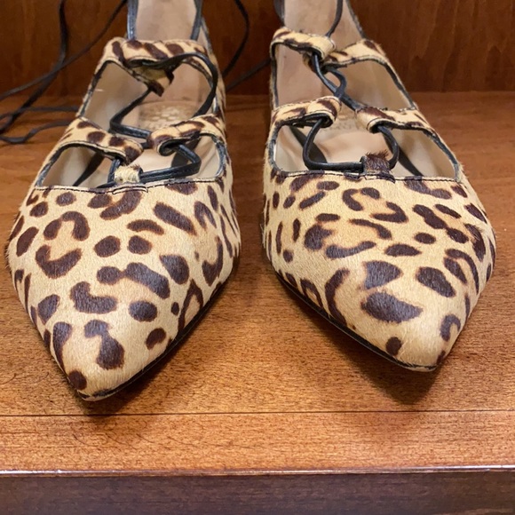 Leopard lace up flat - Picture 6 of 7